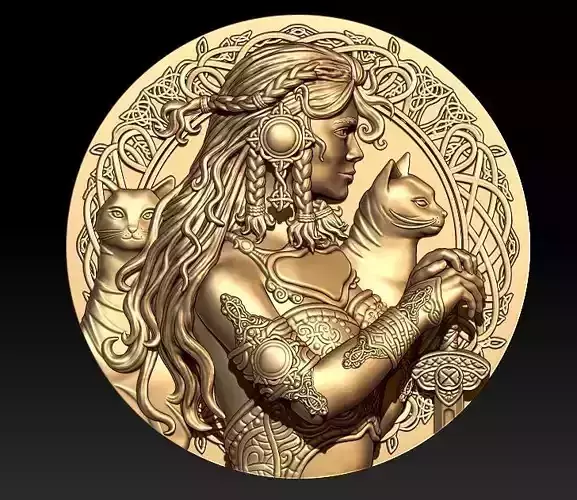 Warrior Lady Pendant 