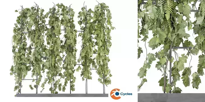 Collection plant vol 62 - blender model 3D model