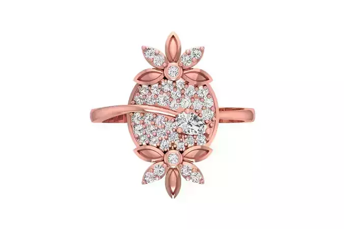 Women Ring 3dm STL OBJ FBX Renders Details