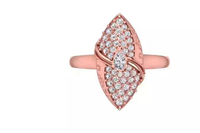 Women Ring 3dm STL OBJ FBX Renders Details