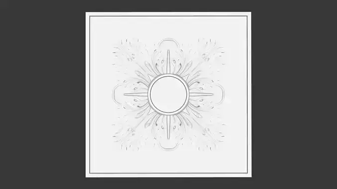 Classic ceiling rose