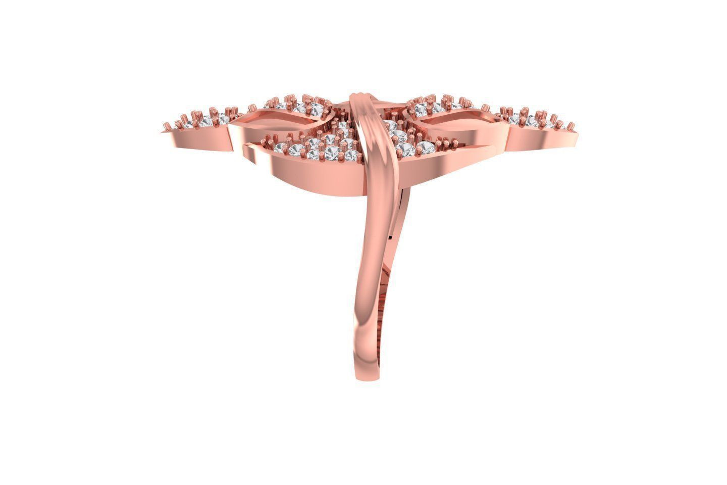 Women Ring 3dm STL OBJ FBX Renders Details 3D print model_2