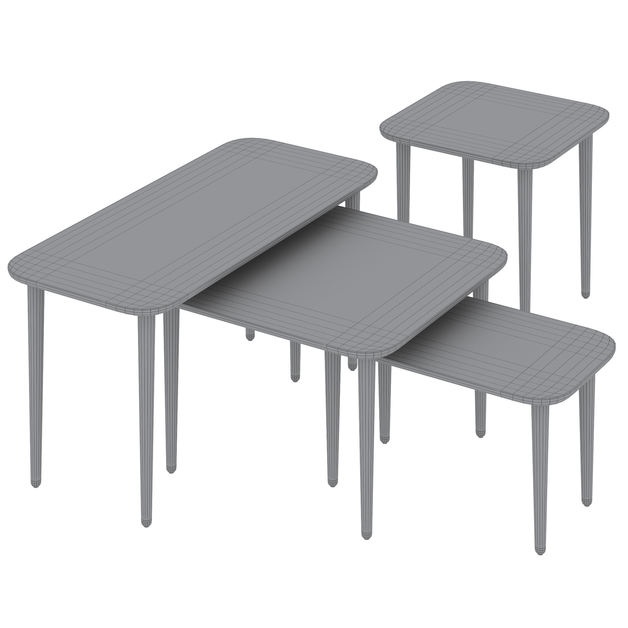 Coffee table Marlo Crueso by LA REDOUTE INTERIEURS 3D model_2