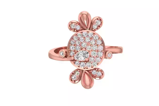 Women Ring 3dm STL OBJ FBX Renders Details