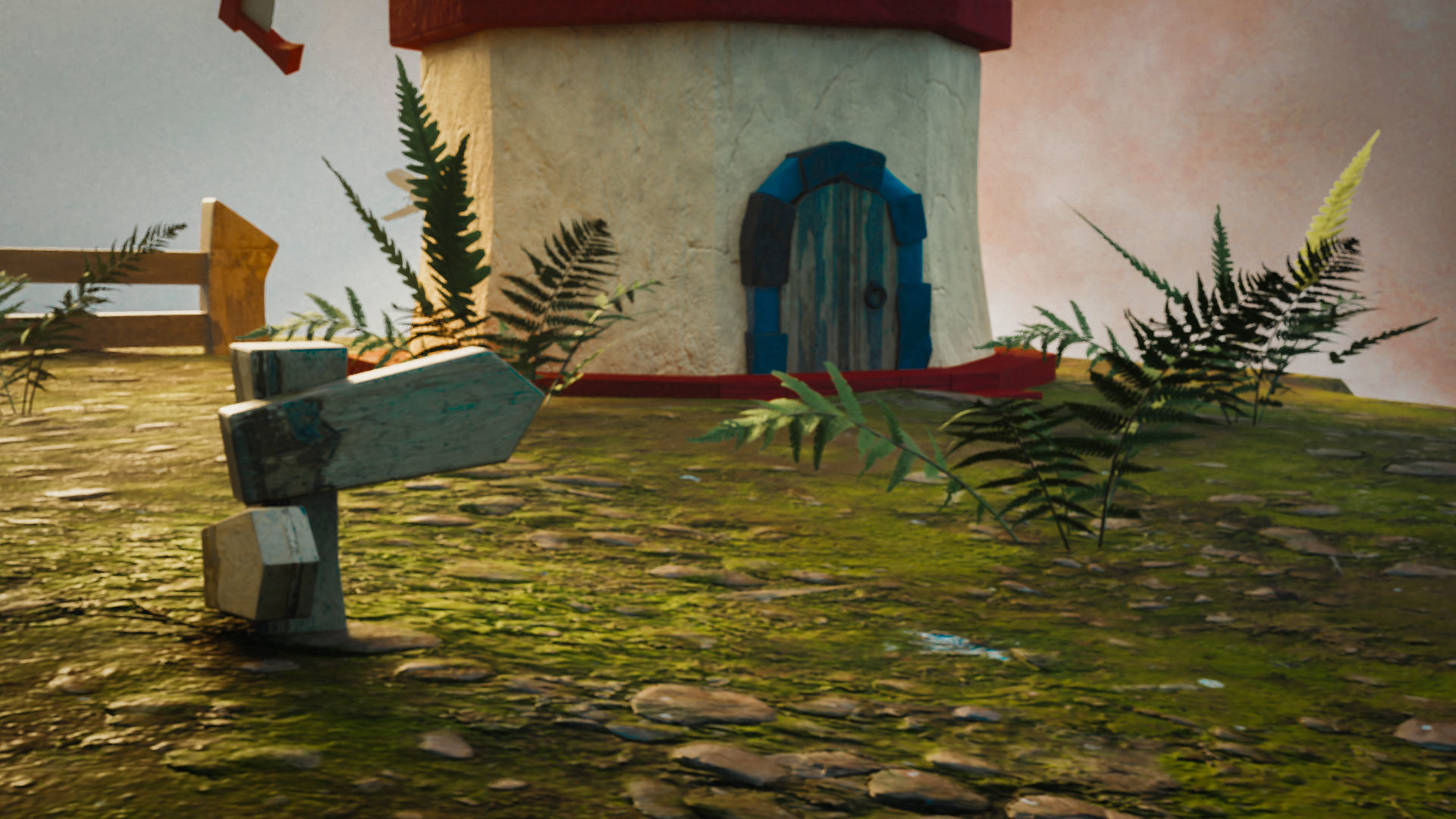 Floating Island 3D model_8