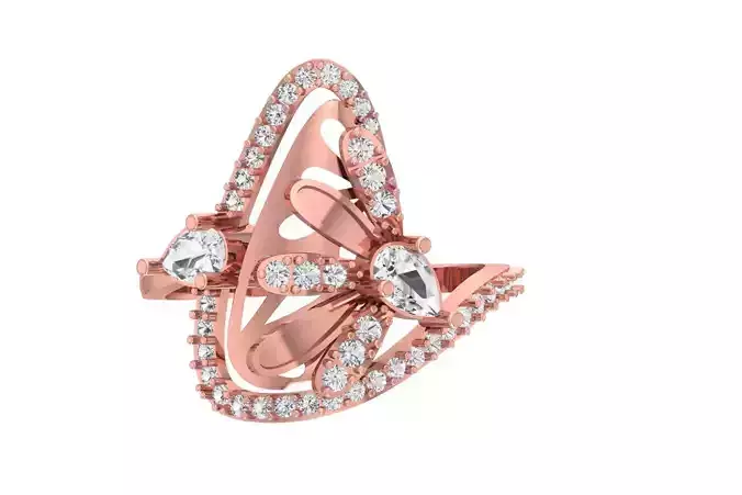 Women Ring 3dm STL OBJ FBX Renders Details