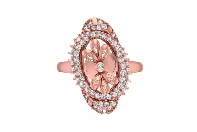 Women Ring 3dm STL OBJ FBX Renders Details