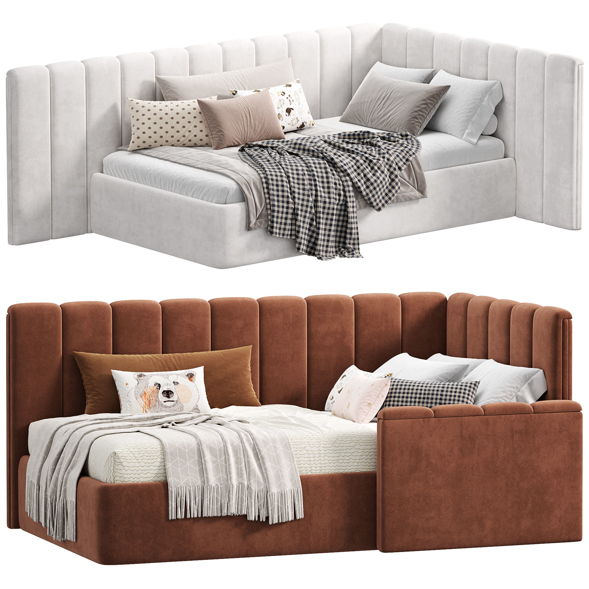 Childrens Bed Valencia by WoodSoft 3D model_4