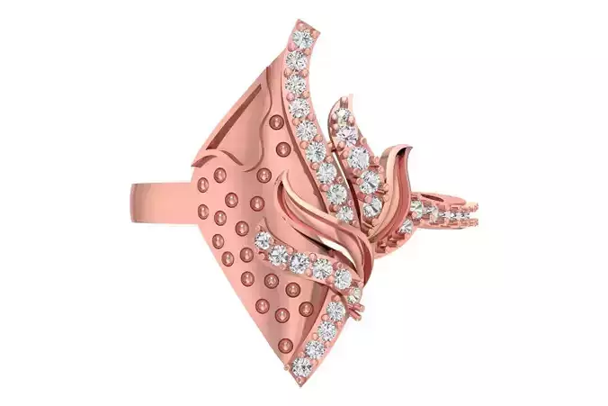 Women Ring 3dm STL OBJ FBX Renders Details