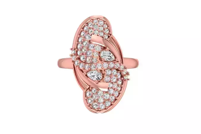 Women Ring 3dm STL OBJ FBX Renders Details