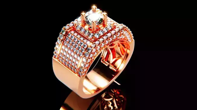 Men Ring 16 3D print model