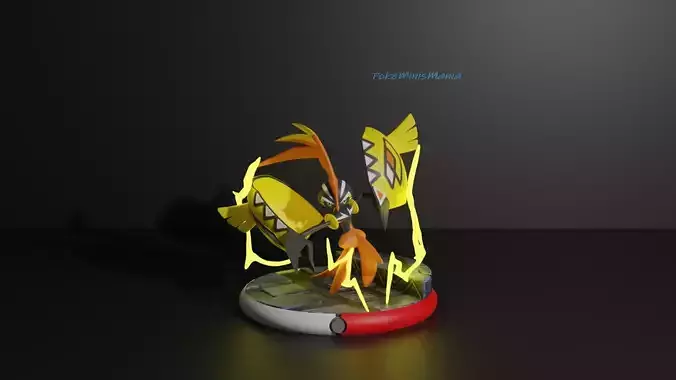 Tapu Koko pokemon 3D print model 3D print model