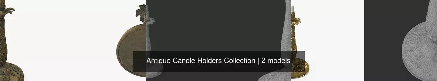 Antique Candle Holders Collection _1