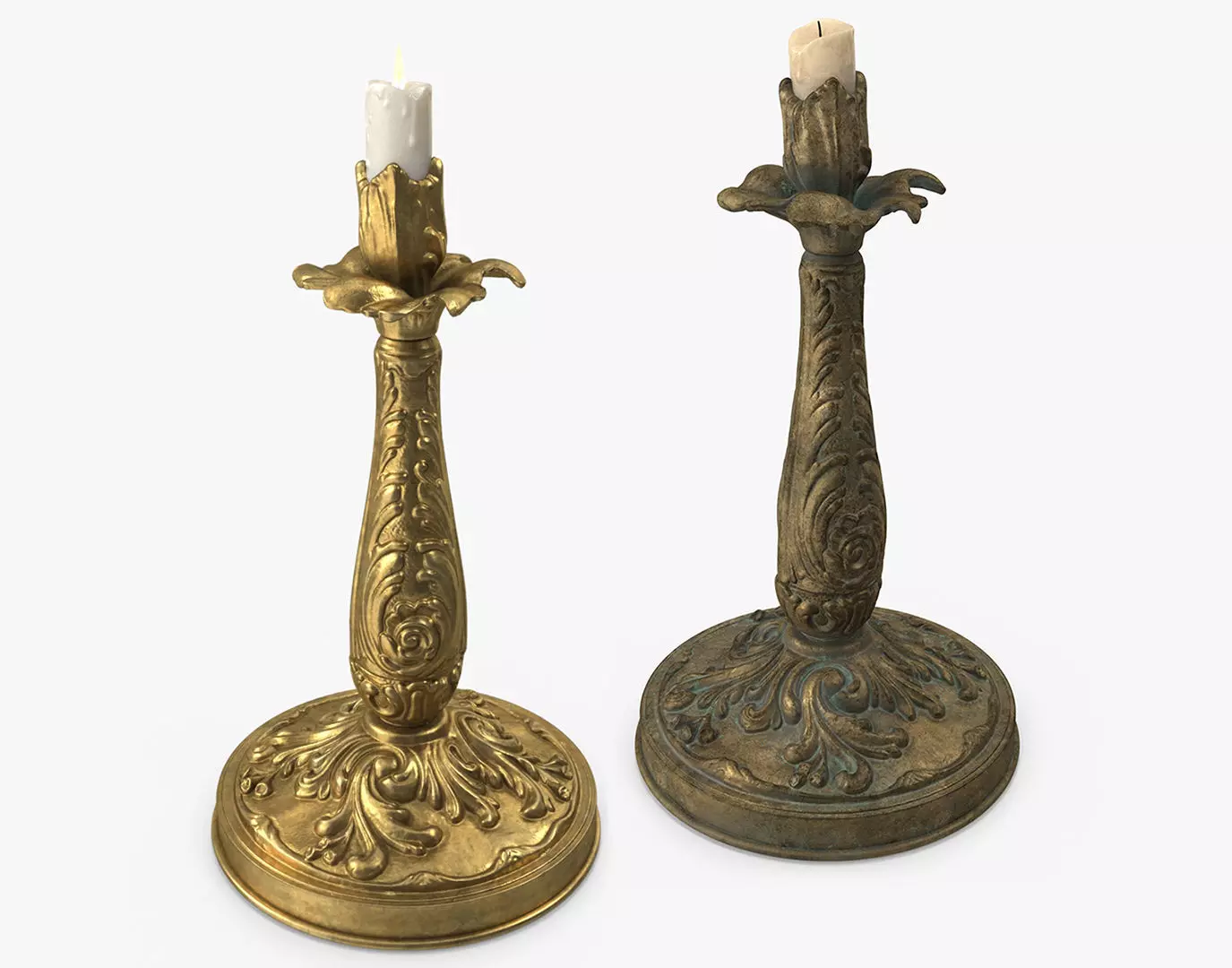 Antique Candle Holders Collection _0