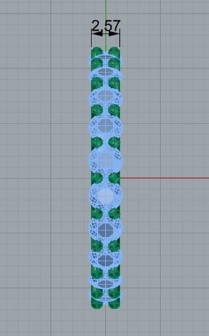 99 Ring U Jewellery 3d print model 3D print model_2