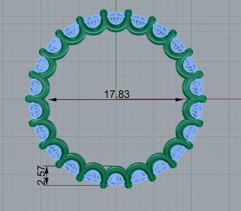 99 Ring U Jewellery 3d print model 3D print model_3