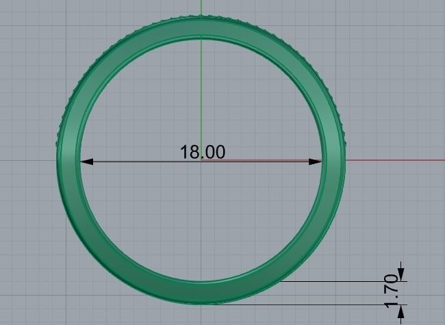 98 Engagemet Ring with diamonds 3D print model_3