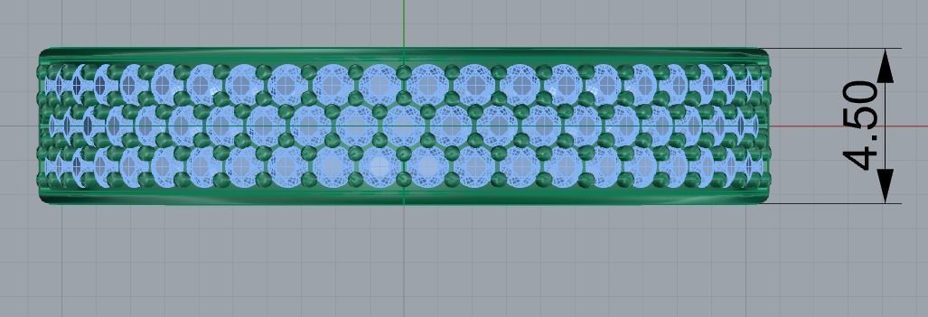 98 Engagemet Ring with diamonds 3D print model_2