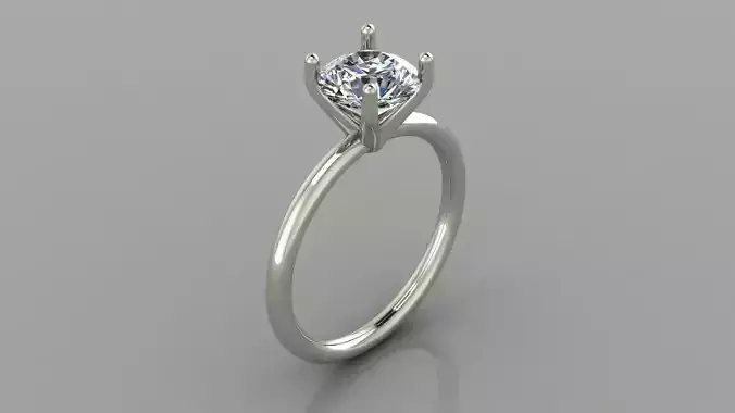 95 Solitaire Wedding Ring