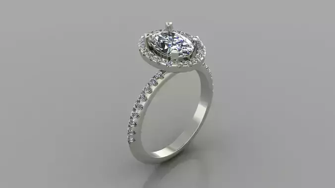 92 Ring for woman 3d print model