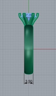 91 Wedding Ring 3d print model 3D print model_1