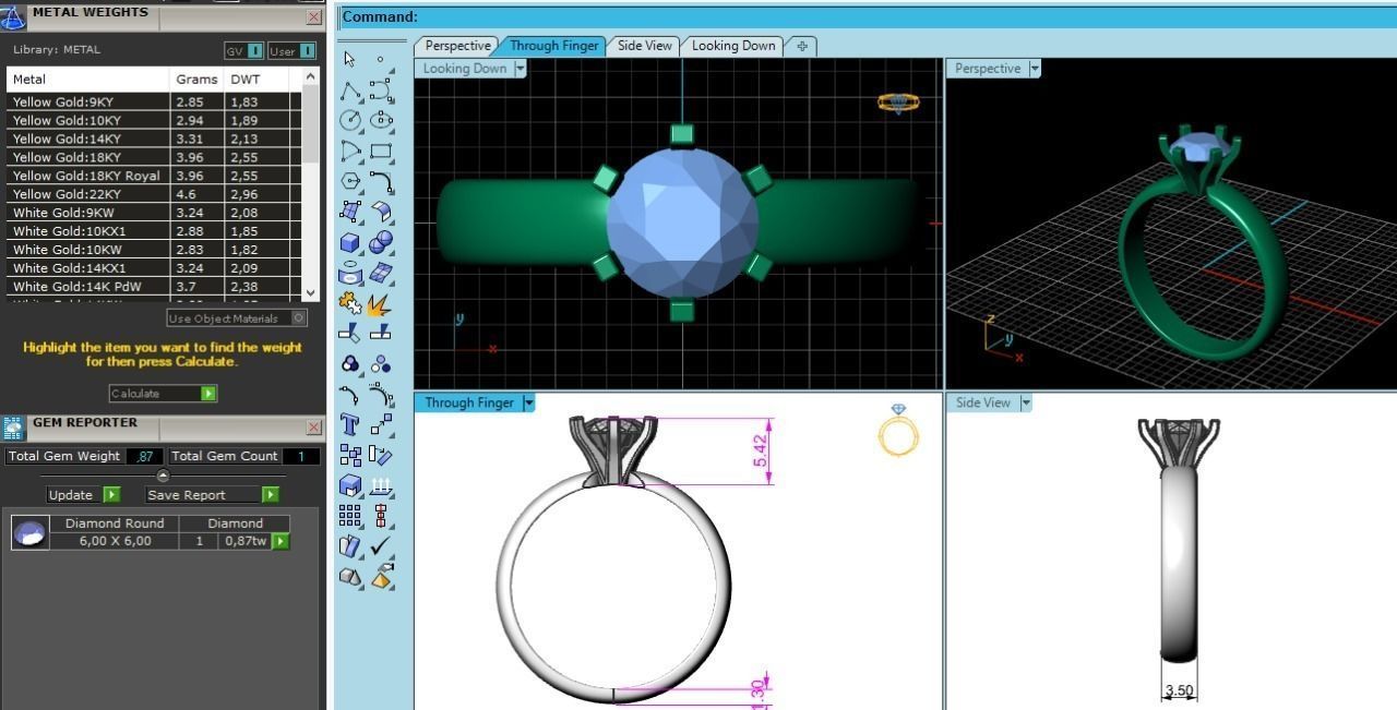 91 Wedding Ring 3d print model 3D print model_3