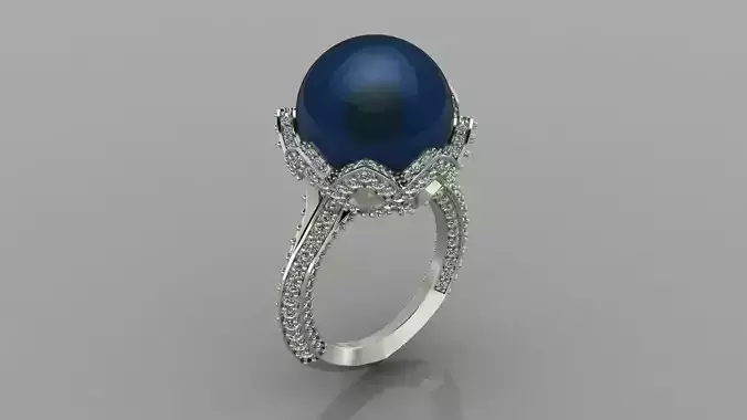 89 Ring for woman 3d print model 3D print model
