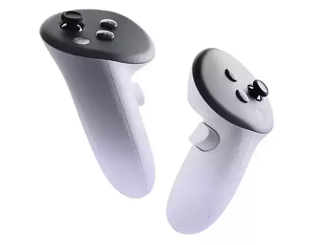 Meta Quest 3 Controllers 3D model