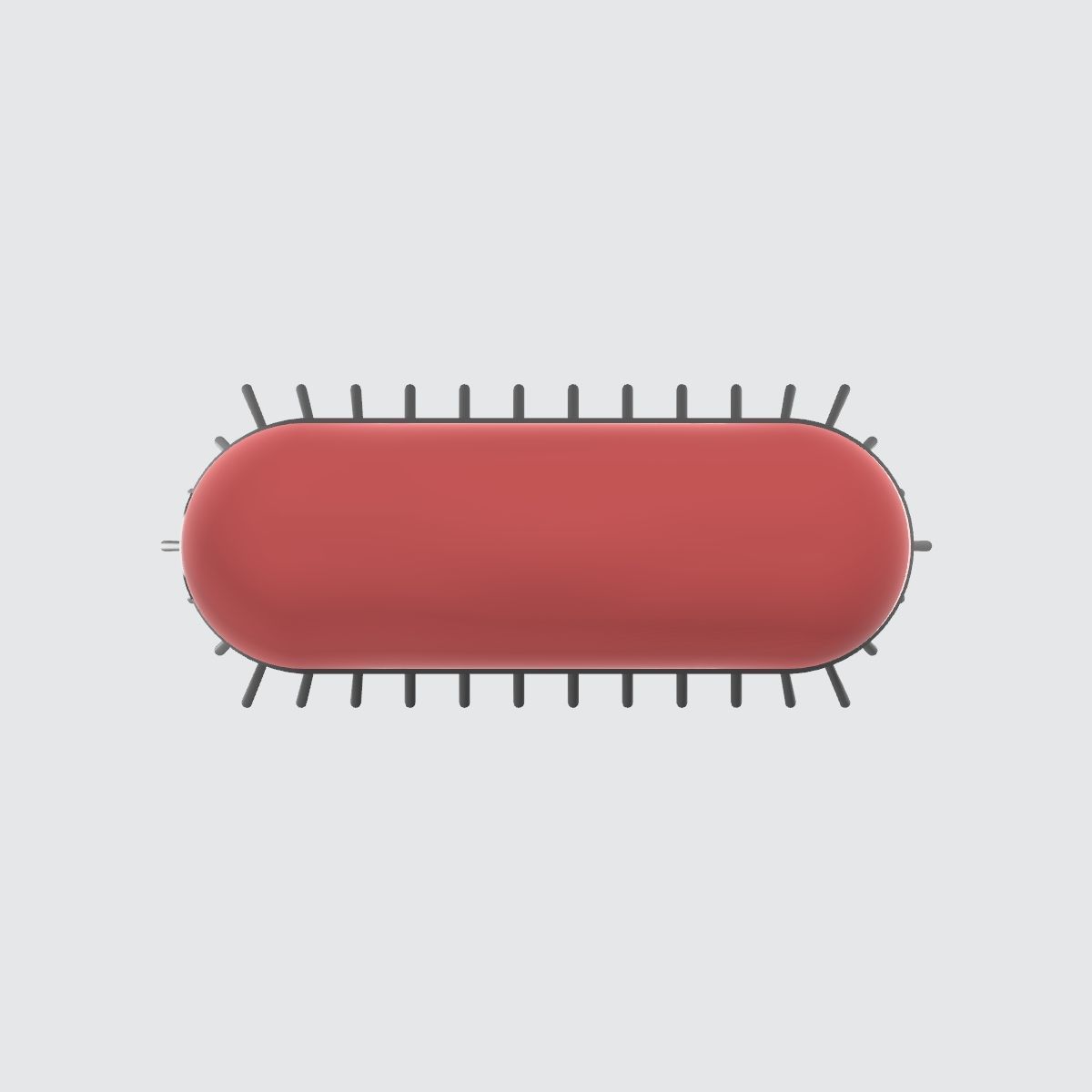 Hair Brush 3D print model_7
