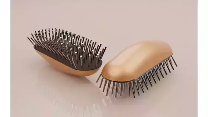 Hair Brush 3D print model