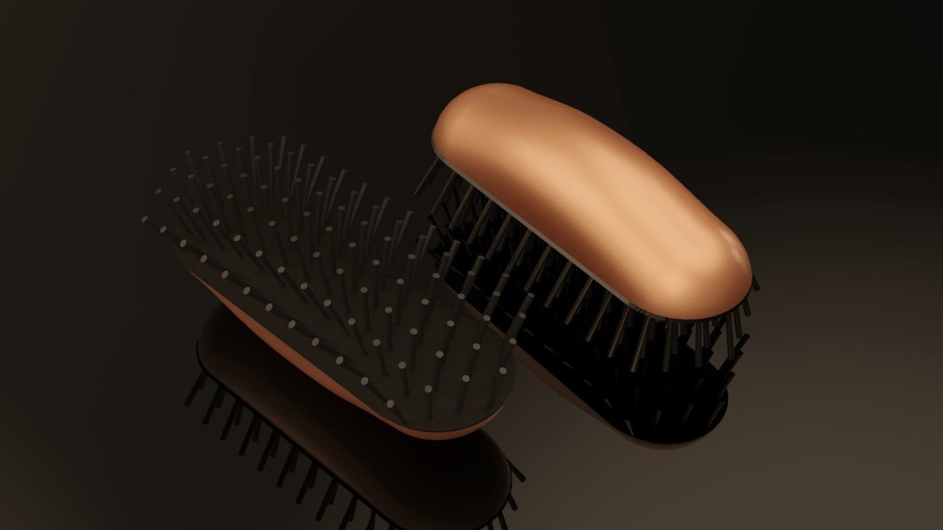 Hair Brush 3D print model_3