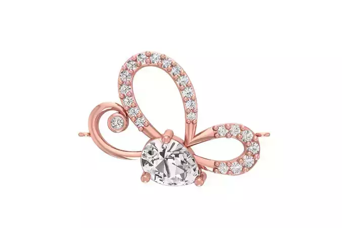 Women Pendant Necklace 3dm STL OBJ FBX Renders Details