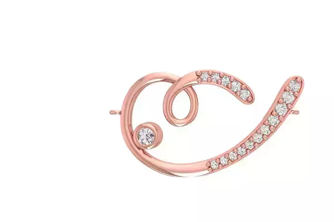 Women Pendant Necklace 3dm STL OBJ FBX Renders Details