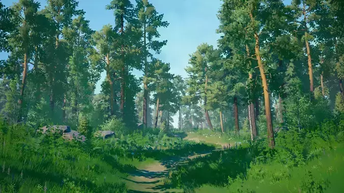 Stylized Environment - Forest Package 2 3D model