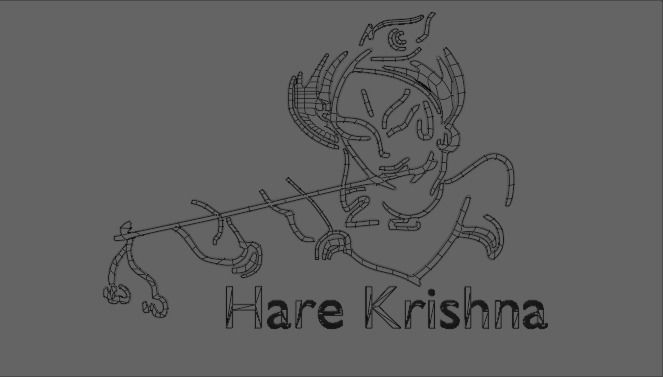 Krishna Art 3D model_13