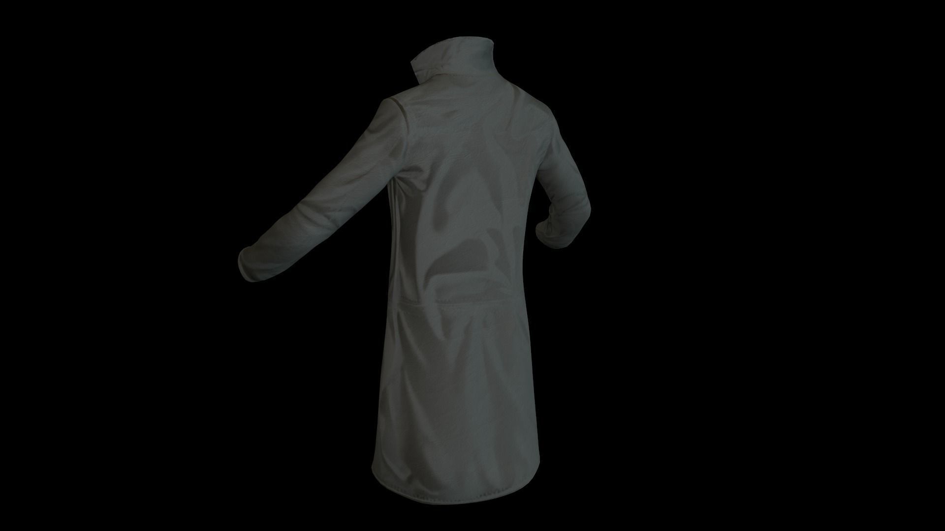 Coat 1 Low-poly 3D model_24