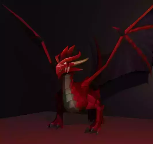 fire dragon  3D model