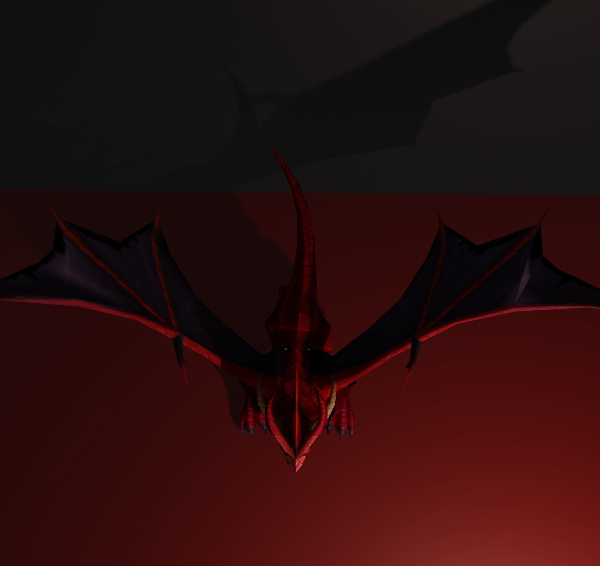 fire dragon  3D model_3