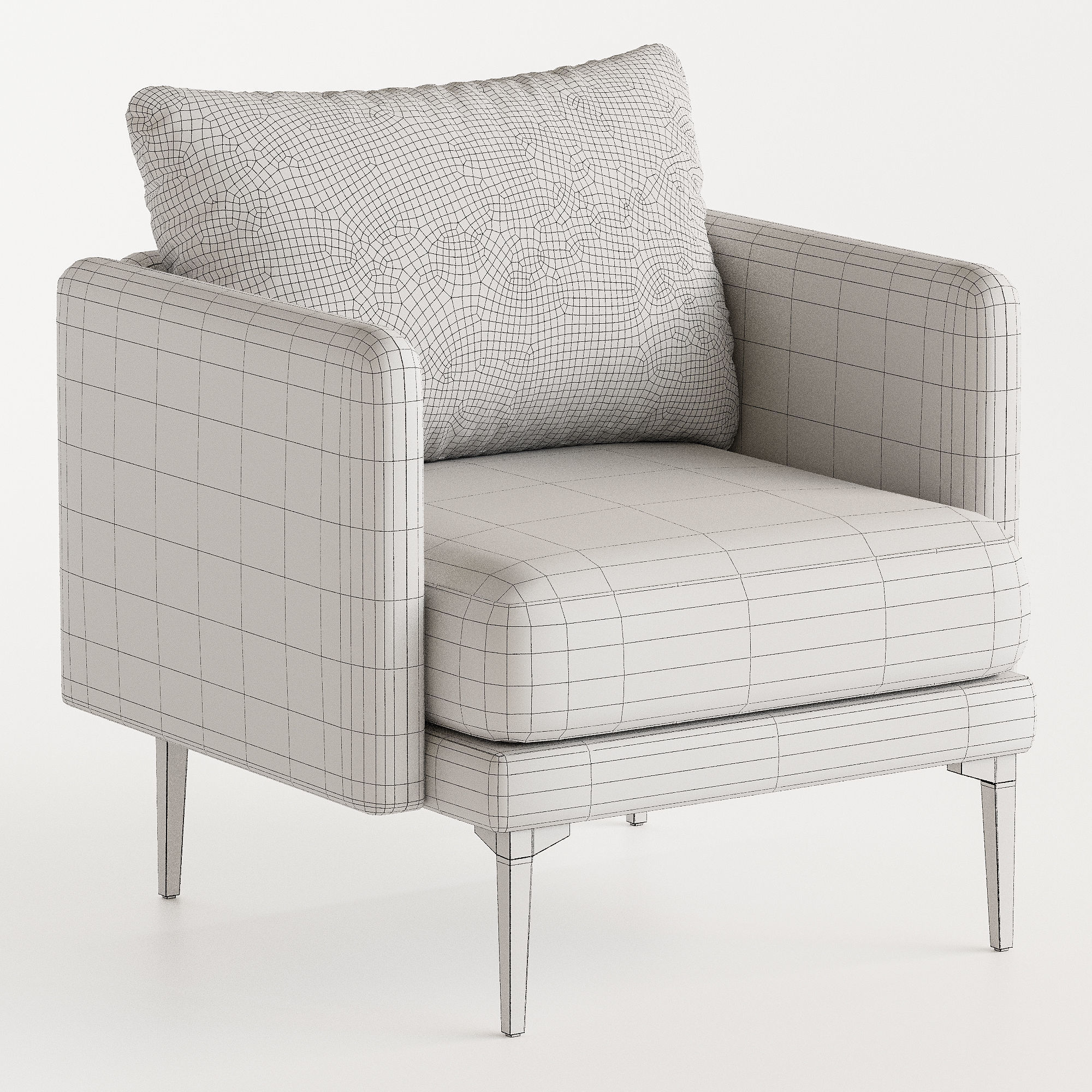 Auburn Chair 3D model_4