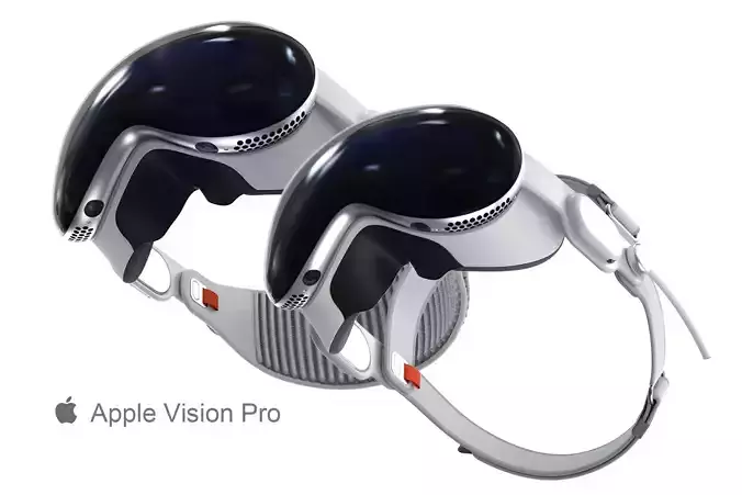 Apple Vision Pro 3D model