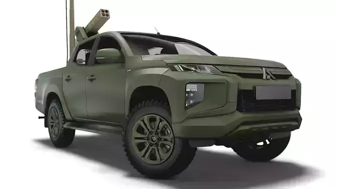 Mitsubishi L200 Vampire C-UAS 2023 3D model
