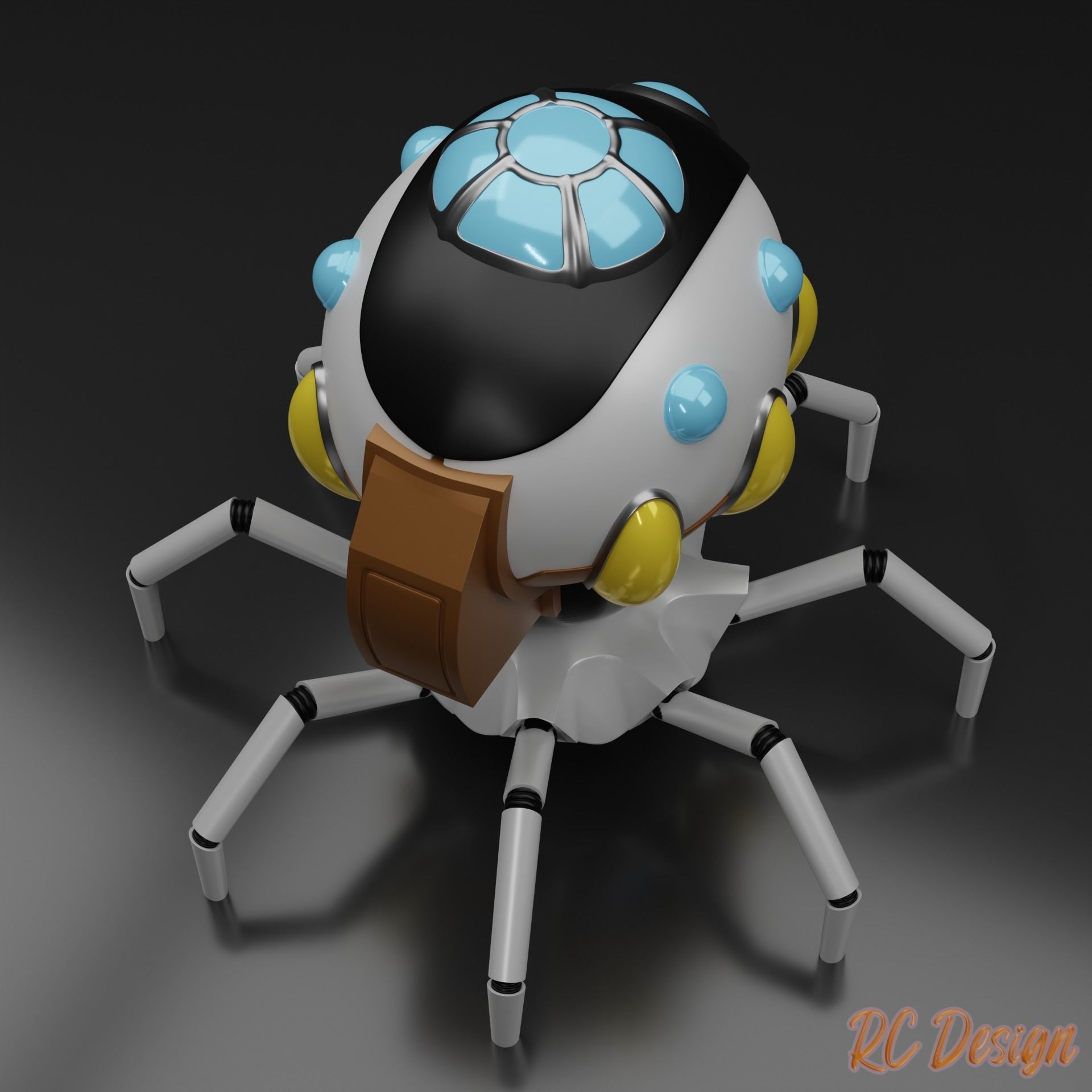 Dragon Ball GT Ship 3D print model_4