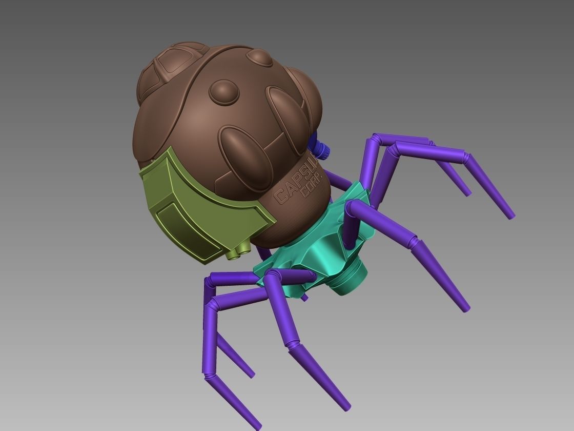 Dragon Ball GT Ship 3D print model_5