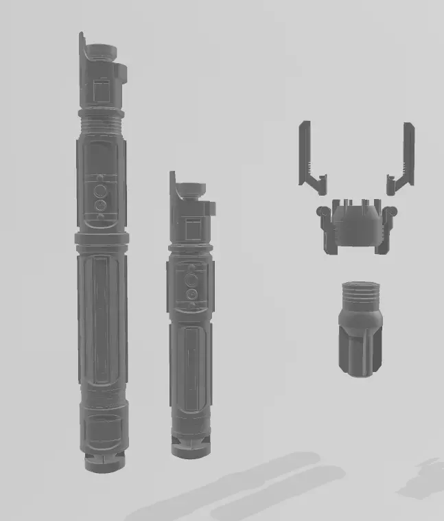 Jedi Survivor Serenity lightsaber 3D print model_0