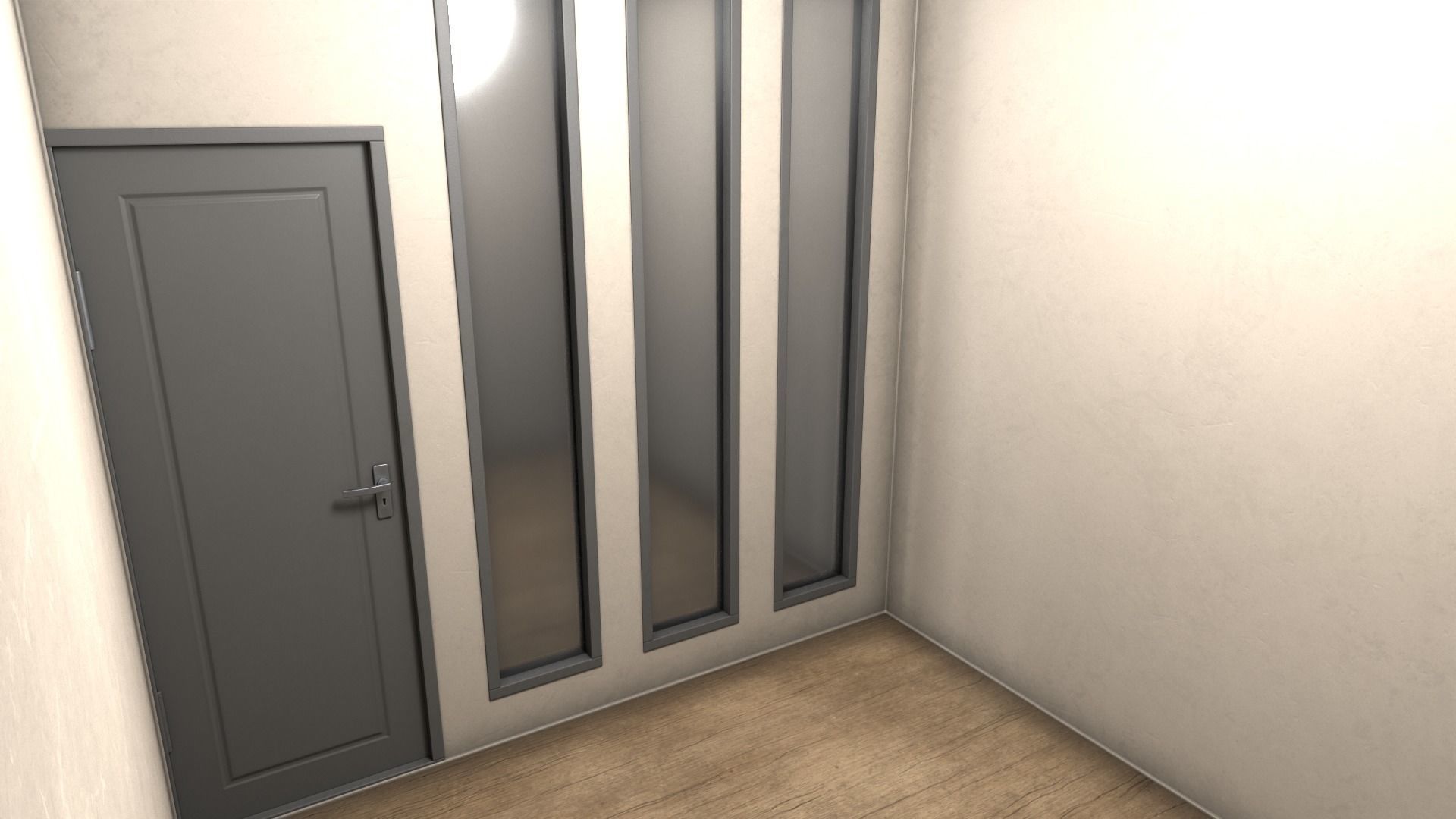 PBR Container House BB V4 Low-poly 3D model_14