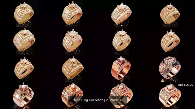 Men Ring Collection 