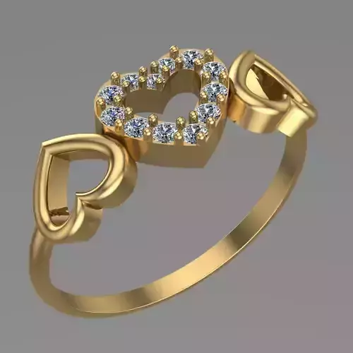 Diamond Ring 3D print model