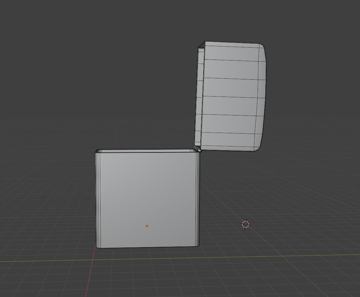 Zippo lighter 3d model Free 3D model_5