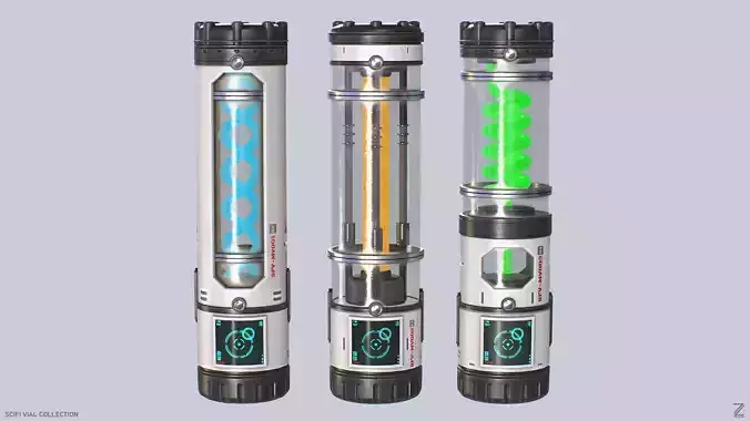 Scifi vial collection 