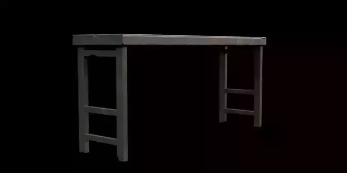 Old Table Free 3D model